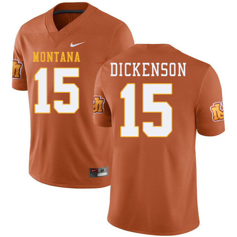 Montana Grizzlies #15 Dave Dickenson College Football Jerseys,Uniforms Stitched Sale-Throwback
